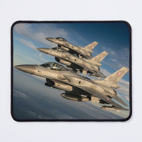 Item preview, Polish F-16 Vipers Flying Echelon Formation designed and sold by Airpower Art.