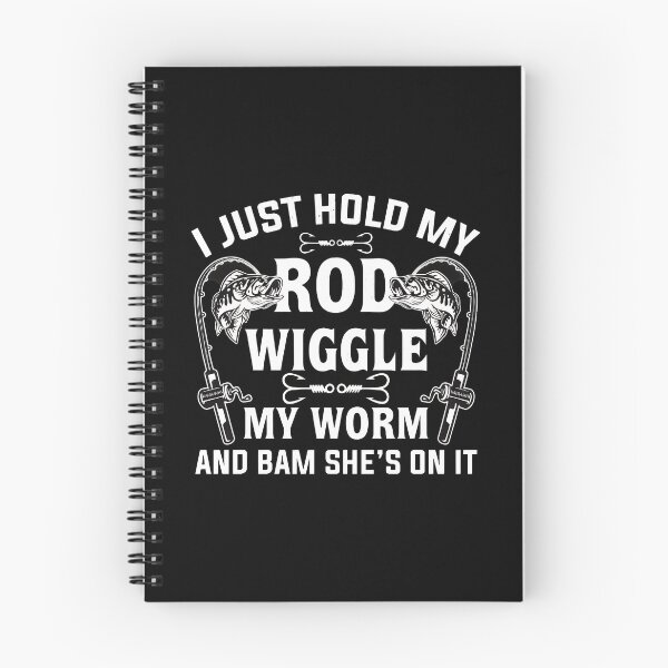 Item preview, Funny Fishing Rod Wiggle Worm Catch Phrase designed and sold by alldergreff.