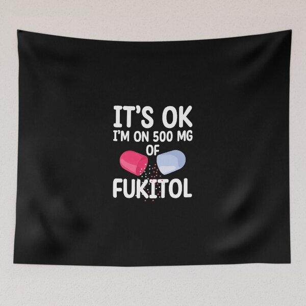 Item preview, Funny Fukitol Pill Humor Statement Graphic designed and sold by starchfa.