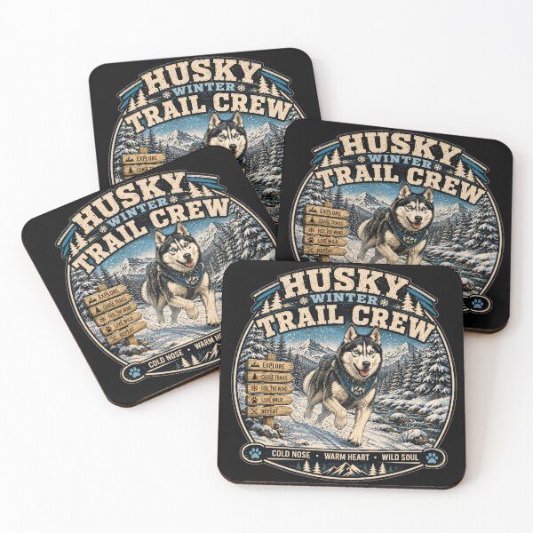 Item preview, Husky Winter Trail Crew Adventure designed and sold by ARDELVEX STUDIO.