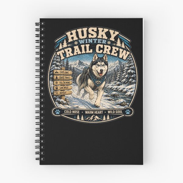 Item preview, Husky Winter Trail Crew Adventure designed and sold by Bartas2026.
