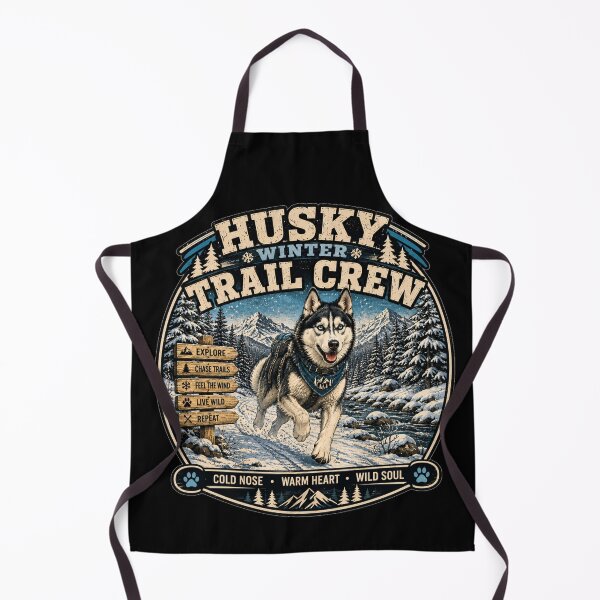 Item preview, Husky Winter Trail Crew Adventure designed and sold by Bartas2026.