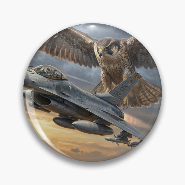 Item preview, F-16 Fighting Falcon With Guardian Hawk Artwork designed and sold by Airpower Art.