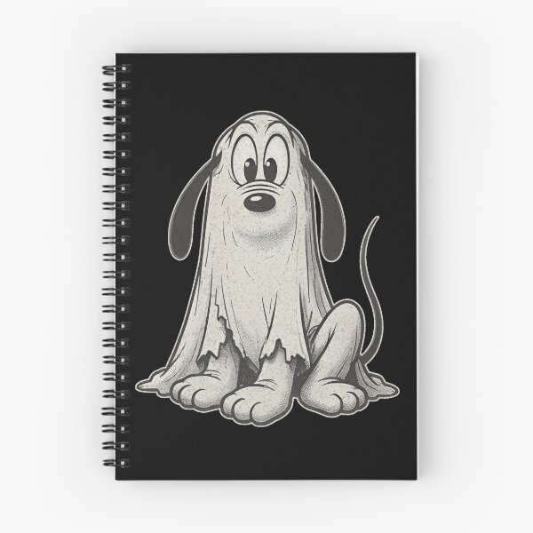 Item preview, Vintage Ghost Dog Halloween Shirt Spooky Cartoon Gothic Character Tee designed and sold by RRMadeArt.