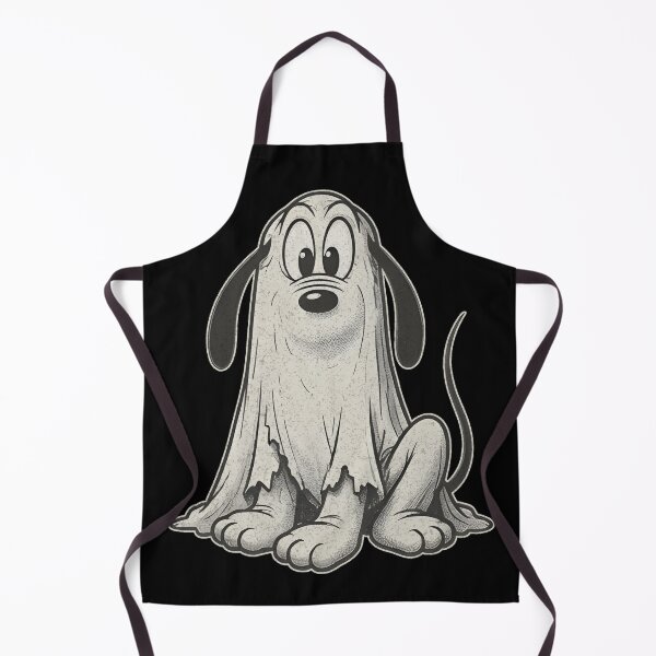 Item preview, Vintage Ghost Dog Halloween Shirt Spooky Cartoon Gothic Character Tee designed and sold by RRMadeArt.
