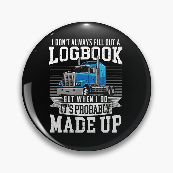 Item preview, Funny Logbook Trucker Gift designed and sold by starchfa.