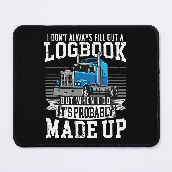 Item preview, Funny Logbook Trucker Gift designed and sold by starchfa.