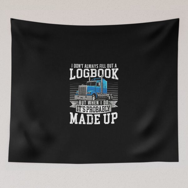 Item preview, Funny Logbook Trucker Gift designed and sold by starchfa.