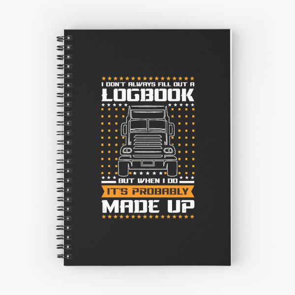 Item preview, Funny Logbook Trucker Quote Graphic designed and sold by angierelve.