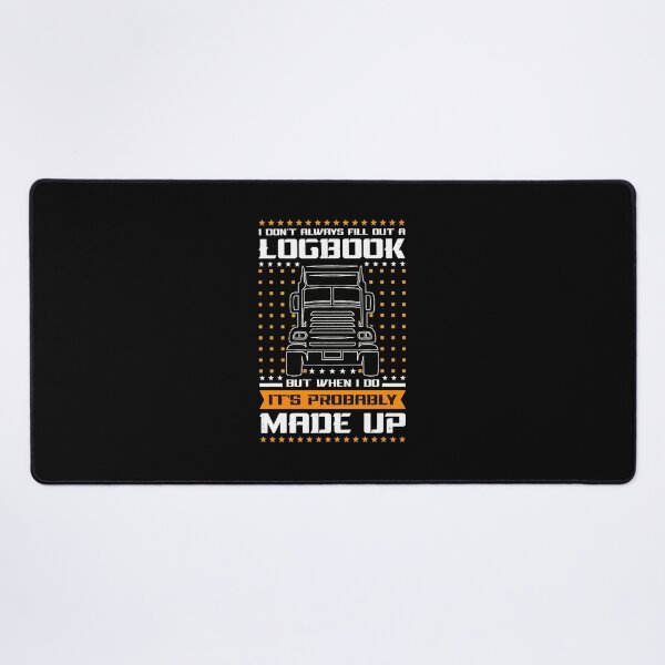 Item preview, Funny Logbook Trucker Quote Graphic designed and sold by angierelve.