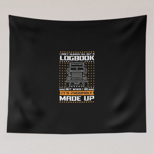 Item preview, Funny Logbook Trucker Quote Graphic designed and sold by angierelve.