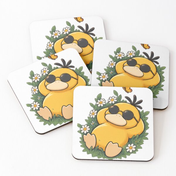Item preview, Sunny Lazy Duck – Cute Yellow Duck Summer Vibes designed and sold by Ramadane_design1.
