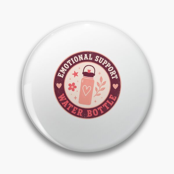 Item preview, Emotional Support Water Bottle Hydration Wellness Self Care designed and sold by RetroMini2026.