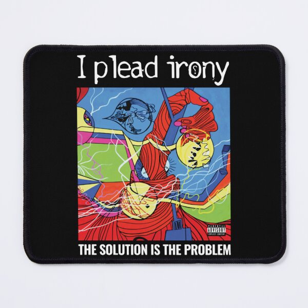 Item preview, The Solution Is The Problem Psychedelic Abstract Art designed and sold by ipleadirony.