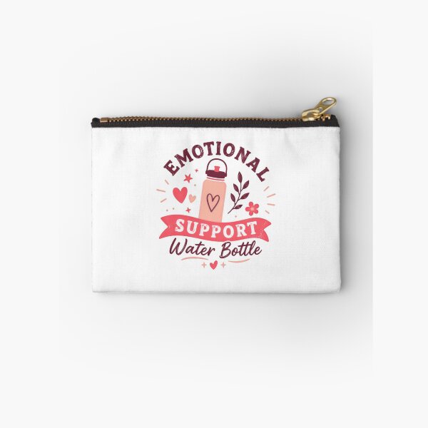 Item preview, Emotional Support Water Bottle Hydration Wellness Humor Gift designed and sold by RetroMini2026.