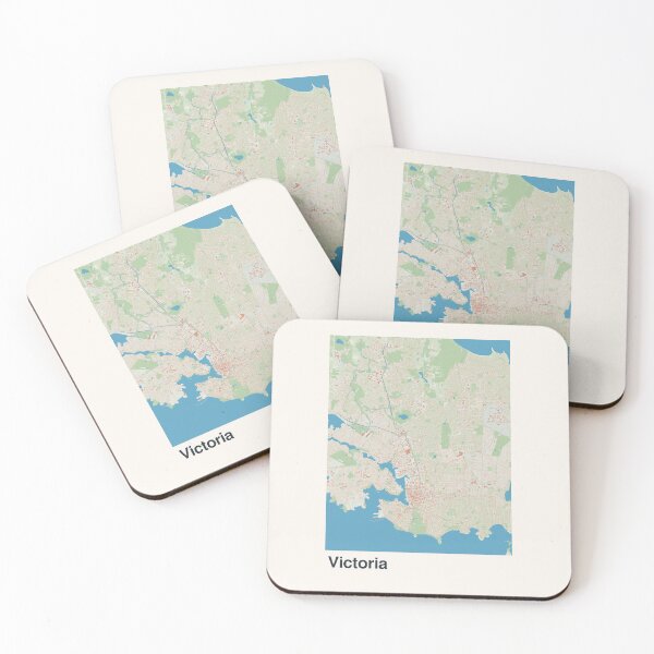 Item preview, Victoria Minimalistic Map Art designed and sold by MapsNerd.