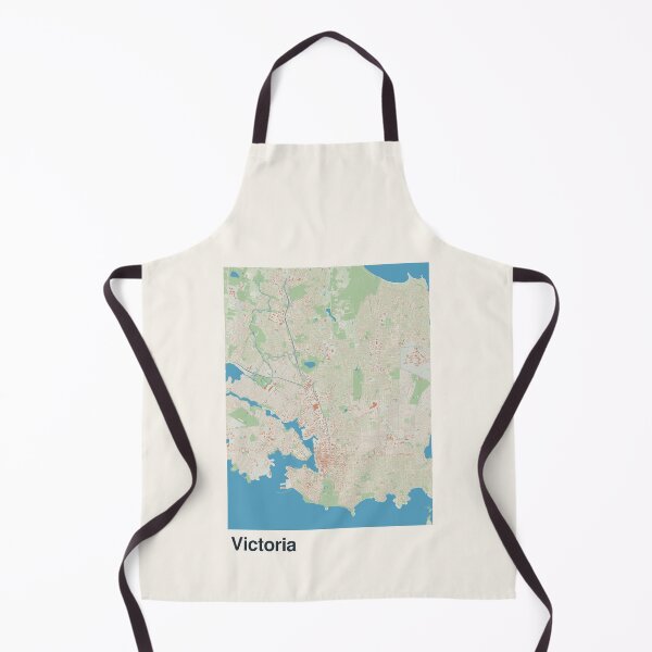 Item preview, Arte minimalista de mapas de Victoria designed and sold by MapsNerd.