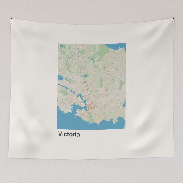 Item preview, Victoria Minimalistic Map Art designed and sold by MapsNerd.