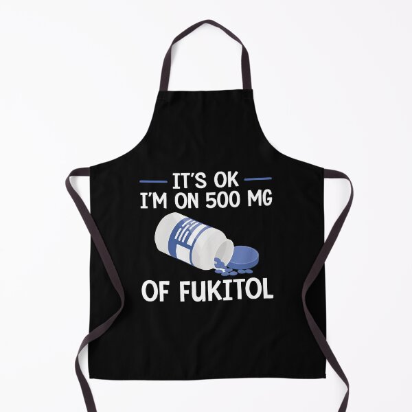 Item preview, Funny Pill Bottle 500mg Fukitol Sarcastic Humor designed and sold by starchfa.