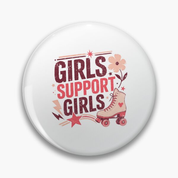 Item preview, Girls Support Girls Female Empowerment Sisterhood Roller Skating designed and sold by HumansStuck12.