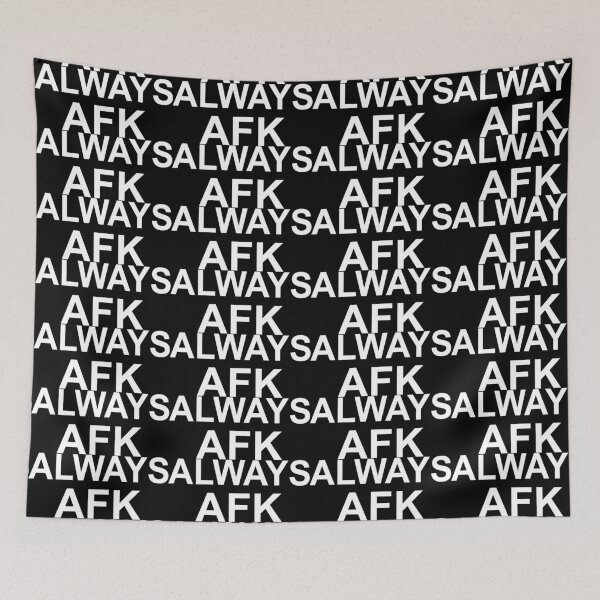 Item preview, Always AFK Funny Gamer designed and sold by 622Strands.