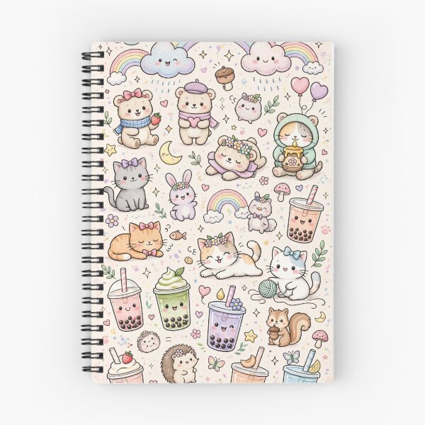 Item preview, Cute Doodle Dootie (Cats, Bears, Boba Tea, Rainbows) Phone Case Cover  designed and sold by Trendnextstore.