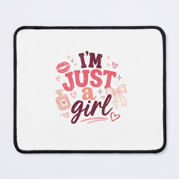 Item preview, I'm Just A Girl Feminine Women Teen Statement designed and sold by RetroMini2026.