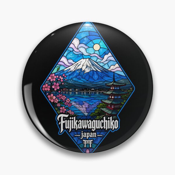 Item preview, Fujikawaguchiko Japan Stained Glass Travel designed and sold by TomFrontierArt.