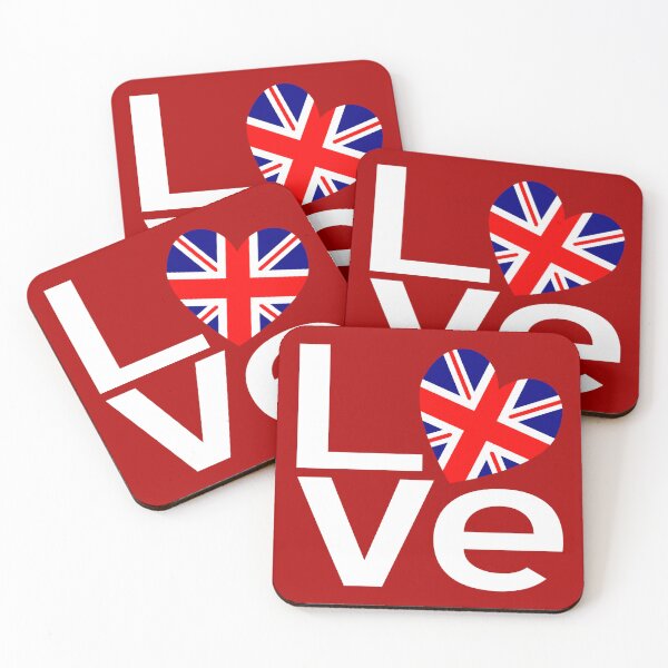 Item preview, British LOVE Heart Design with UK Flag – Brit Pride designed and sold by AuntieShoe.