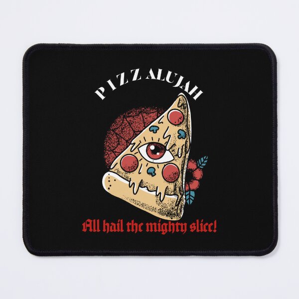 Item preview, All Hail The Mighty Slice - Traditional Pizza Tattoo Graphic designed and sold by chatzous.