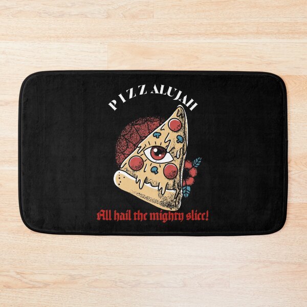 Item preview, All Hail The Mighty Slice - Traditional Pizza Tattoo Graphic designed and sold by chatzous.