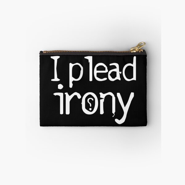 Item preview, I Plead Irony Logo Minimalist Text Aesthetic Art designed and sold by ipleadirony.