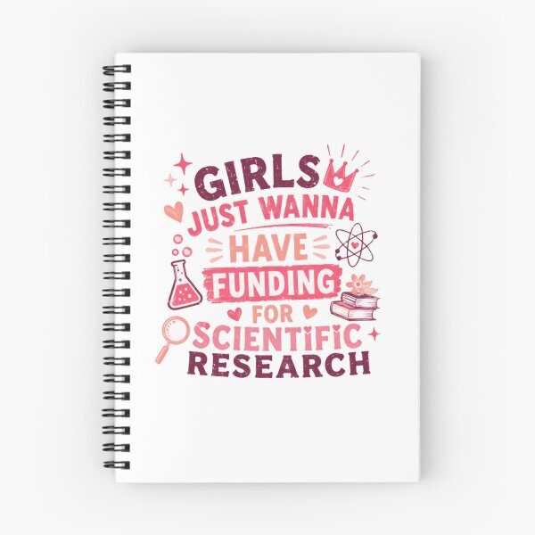 Item preview, Girls Just Wanna Have Funding For Scientific Research STEM Women Scientist designed and sold by RetroMini2026.