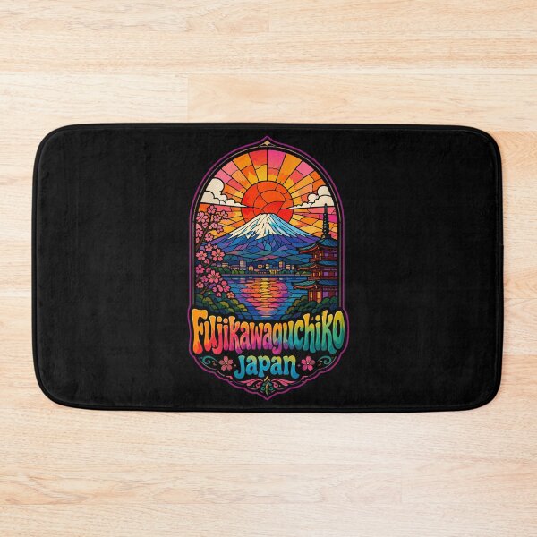 Item preview, Fujikawaguchiko Japan Stained Glass Art Travel designed and sold by TomFrontierArt.