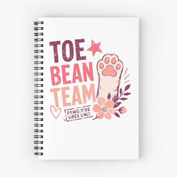 Item preview, Toe Bean Team Pawsitive Vibes Only Cat Lover Pet Owner designed and sold by HumansStuck12.