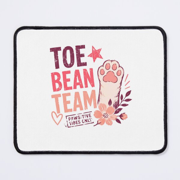 Item preview, Toe Bean Team Pawsitive Vibes Only Cat Lover Pet Owner designed and sold by HumansStuck12.