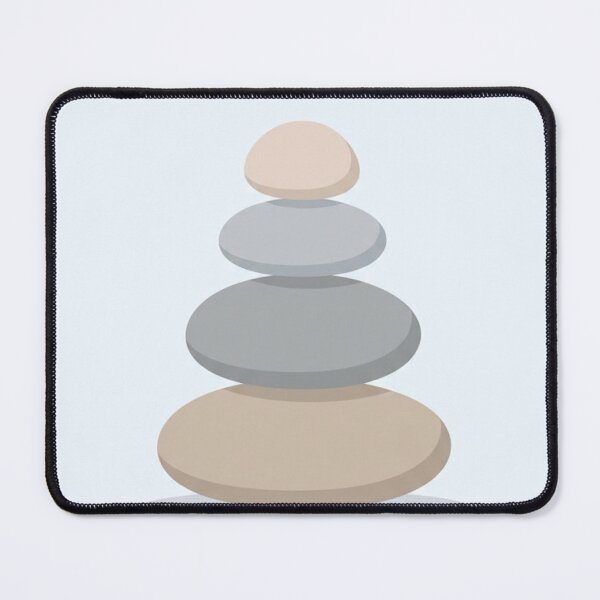 Item preview, Balanced Pebble Stack | Minimalist Coastal Zen Art designed and sold by Zaramodo.