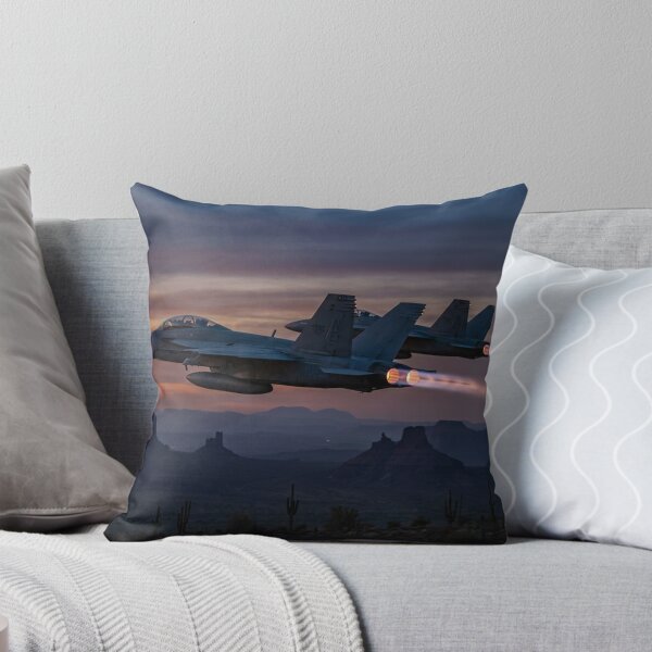 Item preview, F/A-18 Hornets on Afterburner Over Desert Mesas designed and sold by Airpower Art.