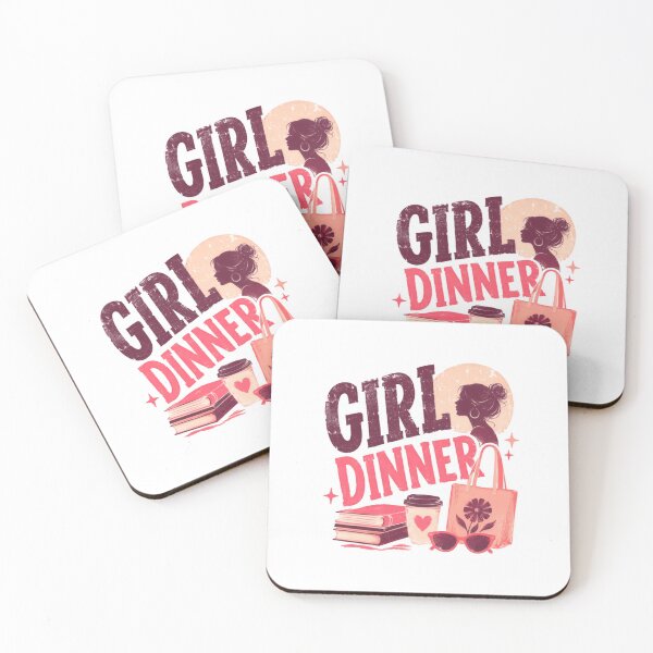 Item preview, Girl Dinner Meme Social Trend Woman Friends designed and sold by RetroMini2026.
