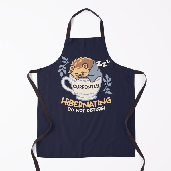 Item preview, Currently Hibernating Cute Sleeping Hedgehog in a teacup- Cozy Animal Art designed and sold by NemiMakeit.