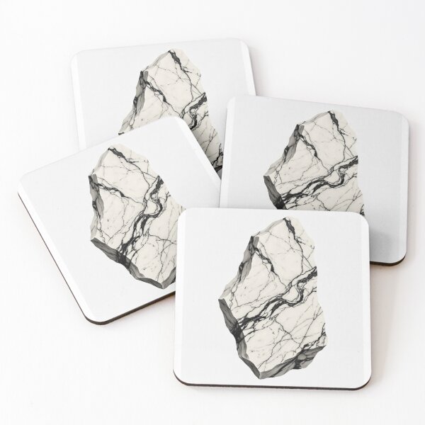 Item preview, Raw Marble Fragment | Minimalist Black and Ivory Study designed and sold by Zaramodo.