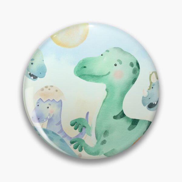 Item preview, Watercolor Dinosaurs | Jurassic Friends designed and sold by monicabianca.