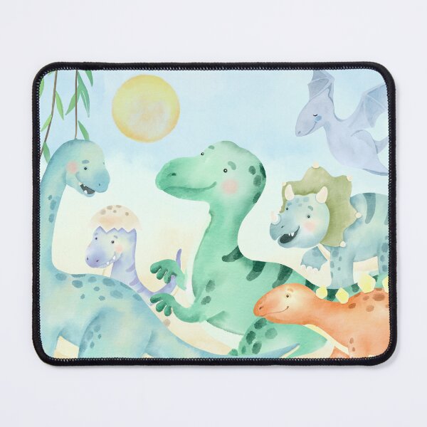 Item preview, Watercolor Dinosaurs | Jurassic Friends designed and sold by monicabianca.