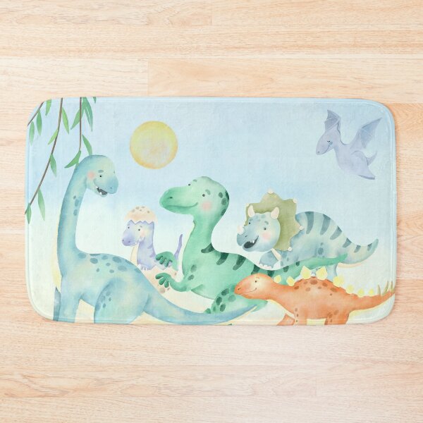 Item preview, Watercolor Dinosaurs | Jurassic Friends designed and sold by monicabianca.