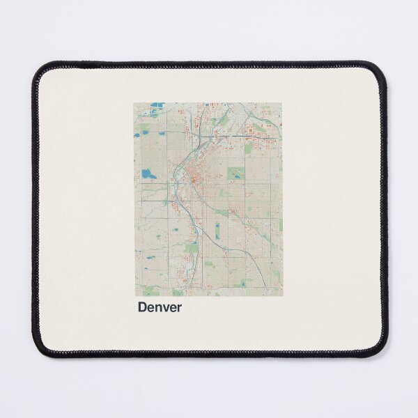 Item preview, Denver Minimalistic Map Art designed and sold by MapsNerd.