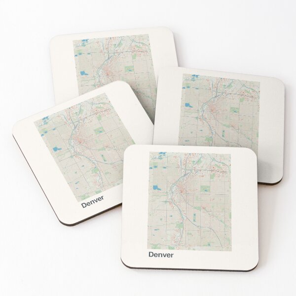Item preview, Denver Minimalistic Map Art designed and sold by MapsNerd.