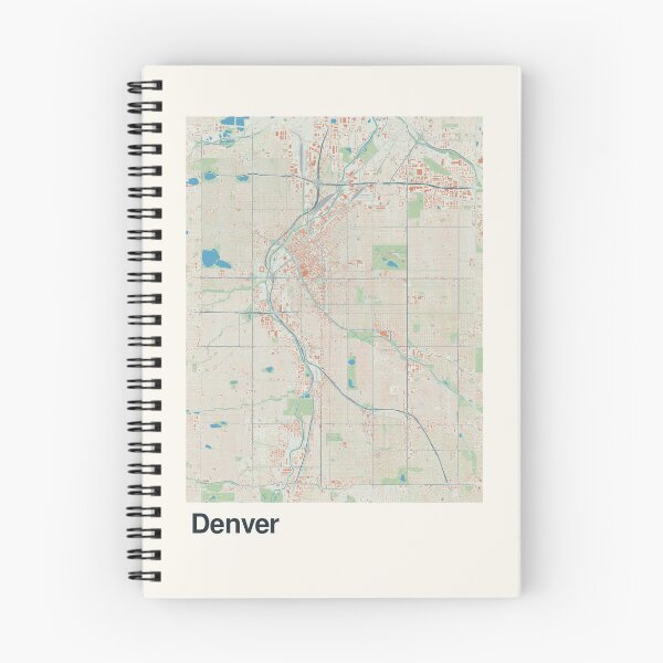 Item preview, Denver Minimalistic Map Art designed and sold by MapsNerd.