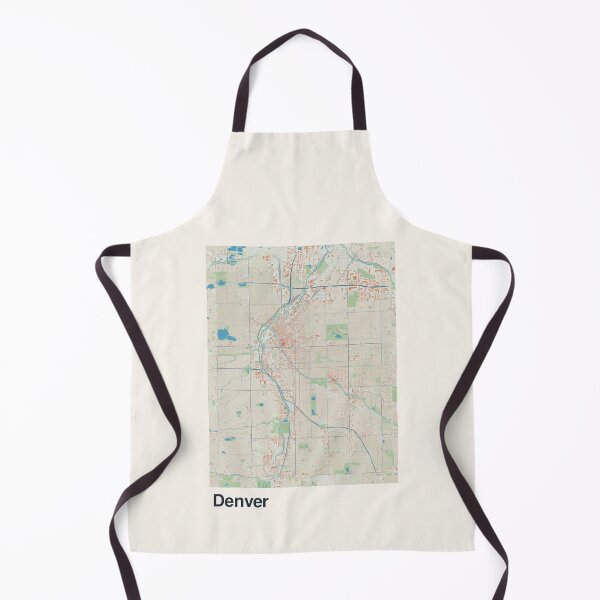Item preview, Denver Minimalistic Map Art designed and sold by MapsNerd.