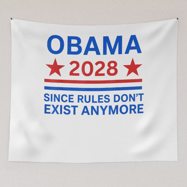 Artikelvorschau, Kunstwerke – Obama 2028, da es keine Regeln mehr gibt – Sterne entworfen und verkauft von AngelaOdonn.