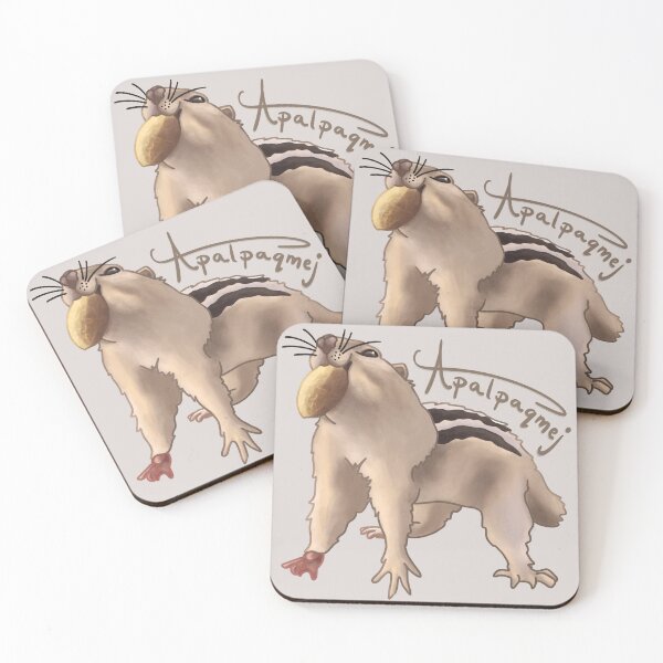 Item preview, Apalpaqmej | Mi'kmaq word for Chipmunk! designed and sold by B00FAY.
